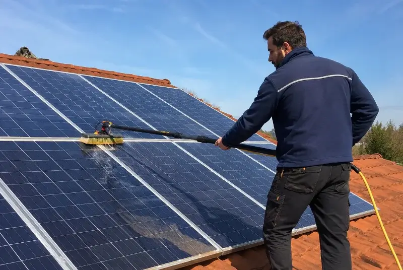 Nettoyage et entretien de panneaux solaires à Francheville